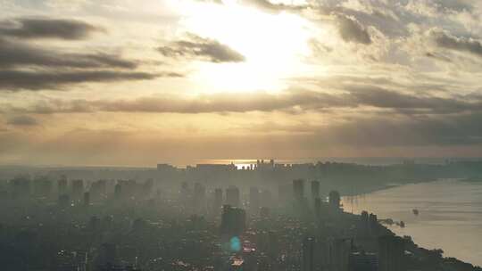 中国广东省汕头市城区大景