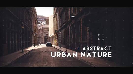 时尚现代城市幻灯片城市建筑场景视频宣传片AE模板