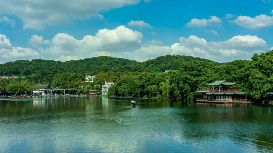 杭州西湖山水自然风景