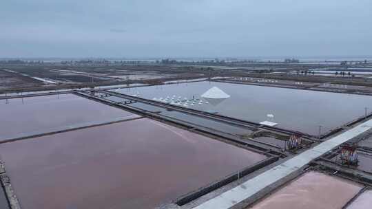 海南盐田航拍空镜