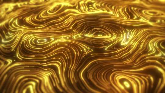 金色粒子流动光线螺旋光线背景视频素材模板下载