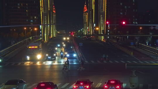 夜景车流视频素材模板下载