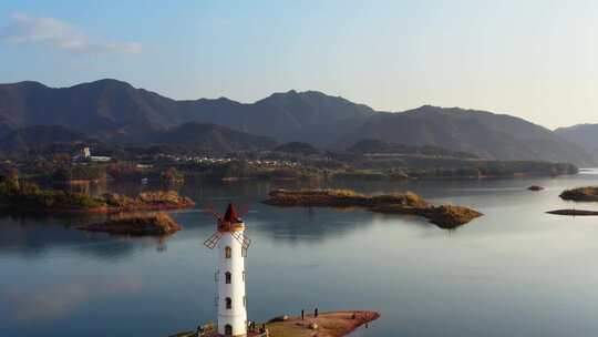 浙江淳安千岛湖灯塔