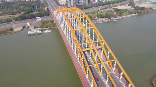 佛山东平大桥航拍视频素材模板下载