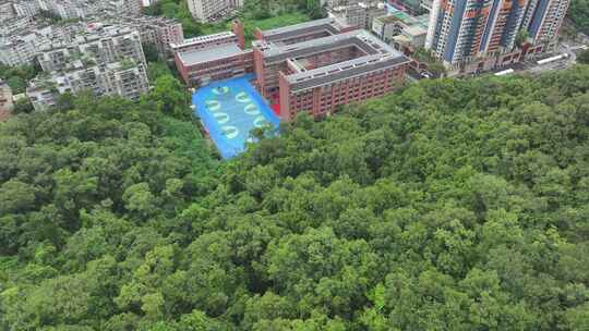 香港中文大学深圳附属礼文学校航拍