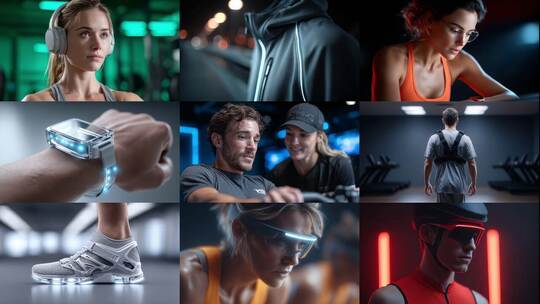 未来运动智能健康新篇章高清在线视频素材下载