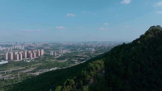 鸟瞰大重庆城市全景