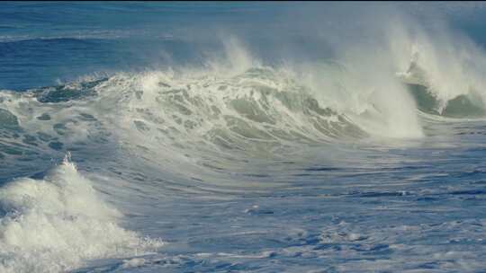 深海海浪翻滚升格慢镜头