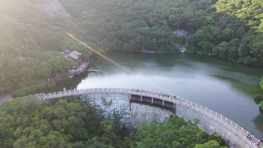 泉州清源山天湖航拍福建5a级景区旅游景点