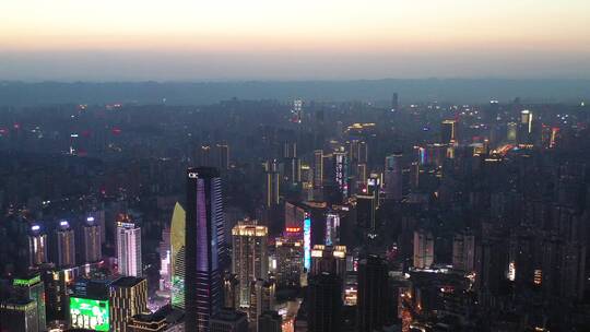 4K重庆江北城市空镜实拍画面18