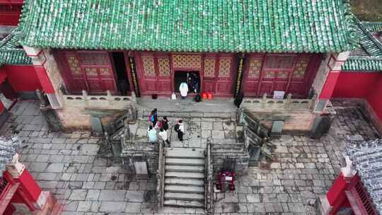 湖北武当山景区太子坡文化古迹旅游