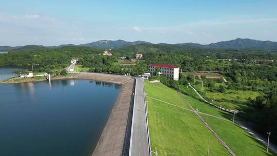 湖北木兰湖5A景区航拍