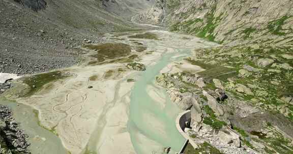 瑞士，平原，岩石，砾石