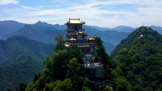 西安南五台山风景区秦岭山脉