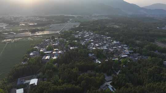 云南保山市腾冲市固东镇乡村风光航拍