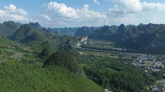 桂林山水延时航拍