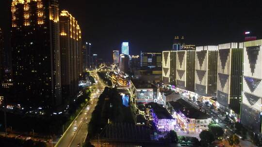 湖北武汉城市夜景灯光