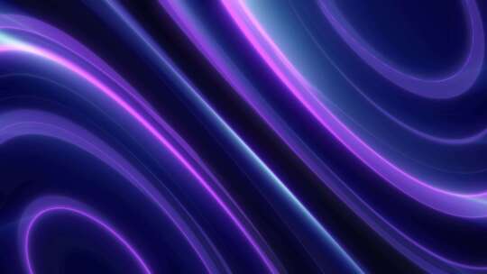 抽象发光能量发光紫色线条背景。