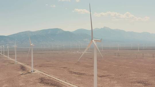 风电 新能源 风力发电 沙漠风电