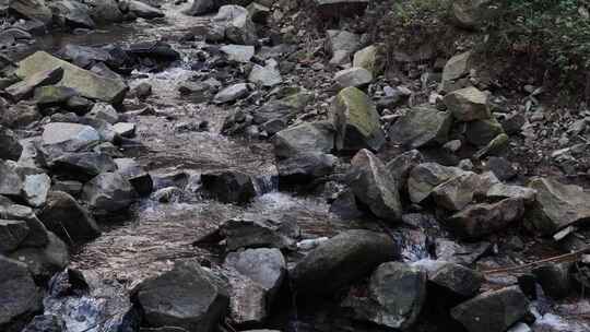 航拍秦岭秋天景色 秦岭 秋季