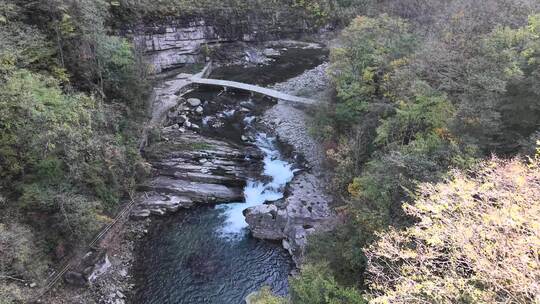 4K无人机重庆航拍唯美黎坪森林风景区