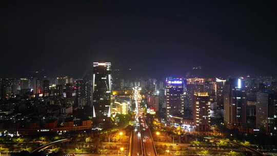 福建莆田东园东路夜景莆田夜景