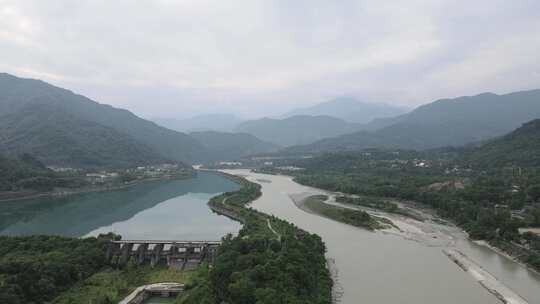 都江堰灌溉景观视频素材模板下载