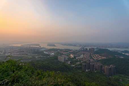 佛山西江海寿岛晚霞延时