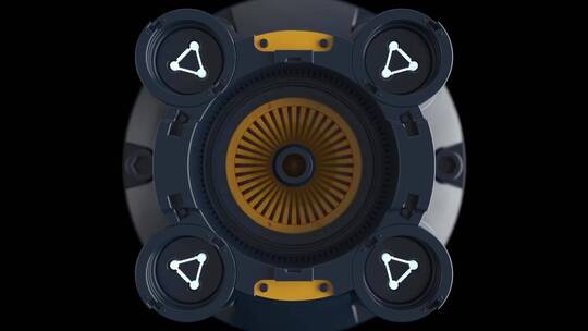 现代化科技感logo展示片场AE模板