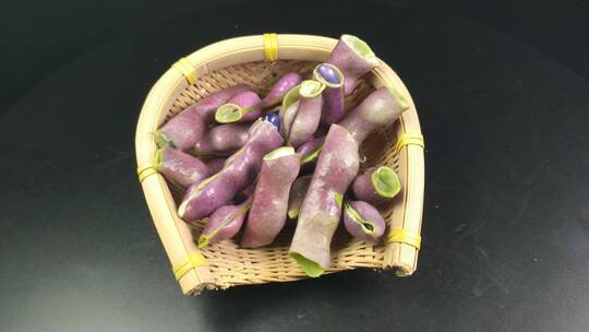 紫色四季豆豌豆