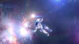 宇航员在太空中自由探索高清在线视频素材下载