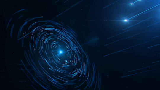 星轨粒子动画视频背景