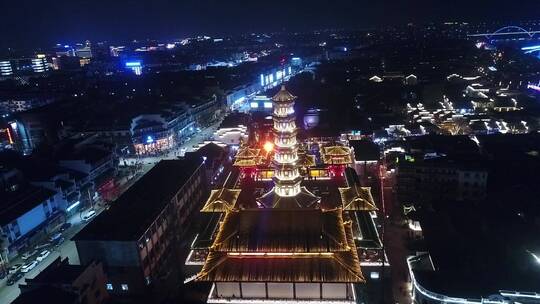 衢州水亭门夜景