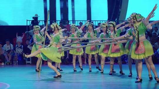 少数民族女子舞台舞蹈表演