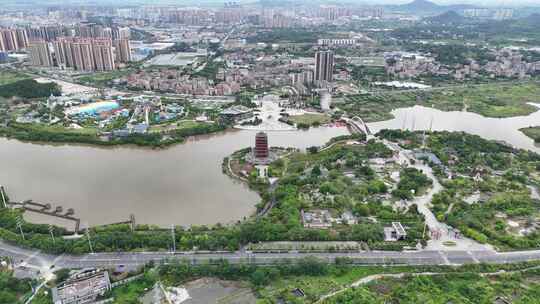 合集航拍广西玉林园博园旅游景区