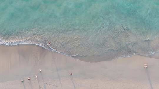 大海海边海水海浪沙滩海滩航拍风景唯美航拍