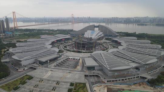航拍武汉城市宣传片地标建筑视频素材模板下载