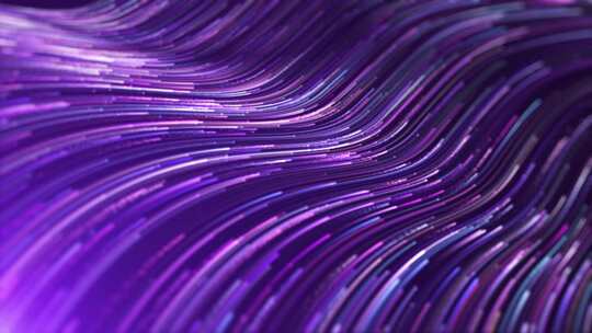紫色粒子线流动视频素材模板下载