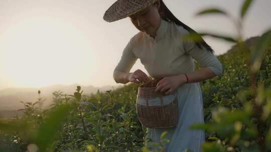 【实拍合集】茶园摘茶炒茶泡茶