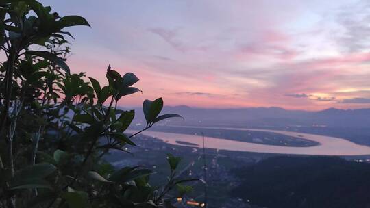 夕阳落日-城市乡间 (2)