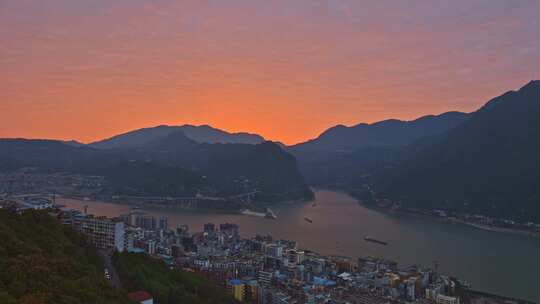 长江三峡巫峡风光