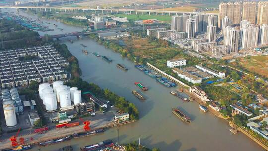 杭州京杭大运河和南庄兜社区