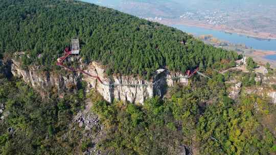 山东枣庄龟山风景区2023秋季航拍宣传片