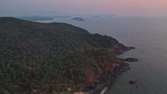 航拍海边风景