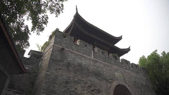 杭州古城墙陈列馆视频素材