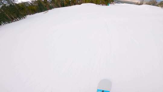 单板滑雪，雪，Pov，山