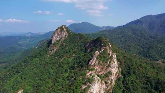 山川山脉自然风光生态植被航拍