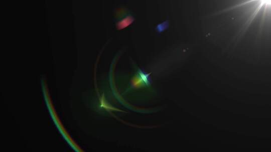 黑色背景炫目光芒光晕素材