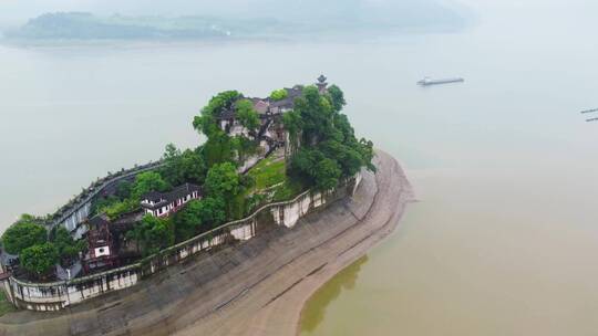 航拍忠县石宝寨