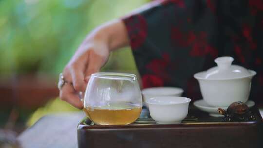 茶道 泡茶 中式茶艺视频素材模板下载